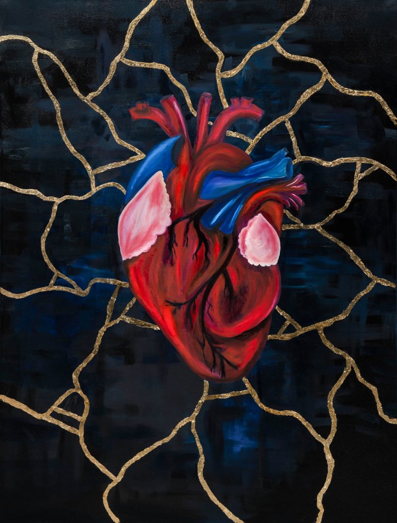 "The Unbroken Heart" - Oil Painting by Tammy Carmona